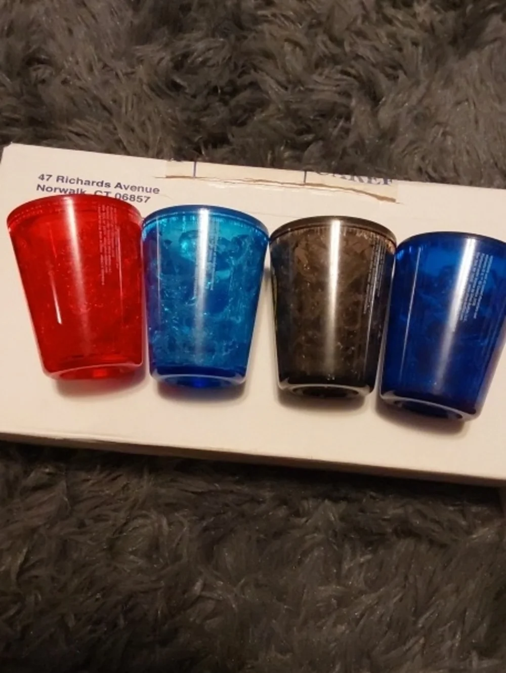 DC Comics Hero Shot Glass Set - Flash, Wonder Woman, Batman, Superman